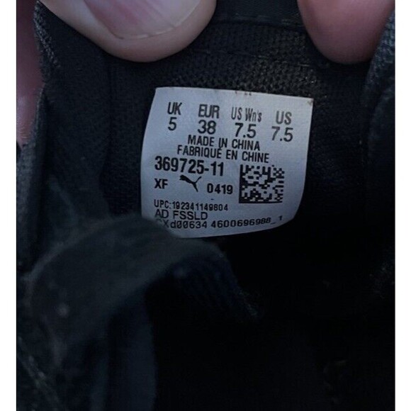 PUMA Women's Size 7.5 Vikky V2 Sneaker Black Pink Tennis Shoes Athletic Casual - Picture 8 of 8